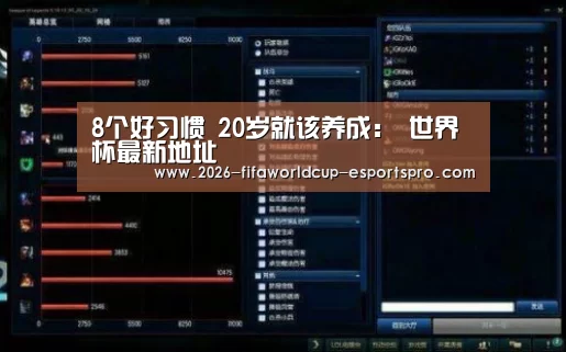 8个好习惯 20岁就该养成: 世界杯最新地址(图3) 世界杯直播平台